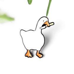 Unisex brož Quack