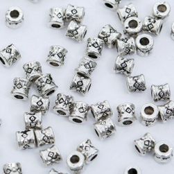 Koraliki metalowe do produkcji biżuterii 100 szt - więcej wariantów