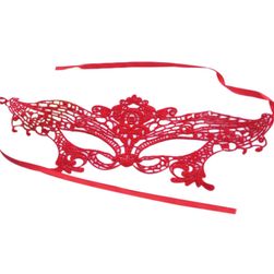 Zavodljiva maska u crvenoj ili roze boji
