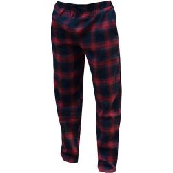 Pantaloni de flanel pentru bărbați - negru/roșu, Varianta: ZO_13c3e4e2-d9be-11ef-832d-42bc30ab2318