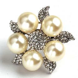 Дамски пръстен с въображаеми перли