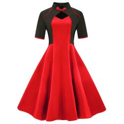 Ретро рокля за дама - 2 цвята