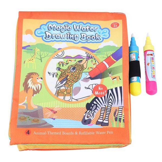 Children's endless coloring book - water drawing Helene 1
