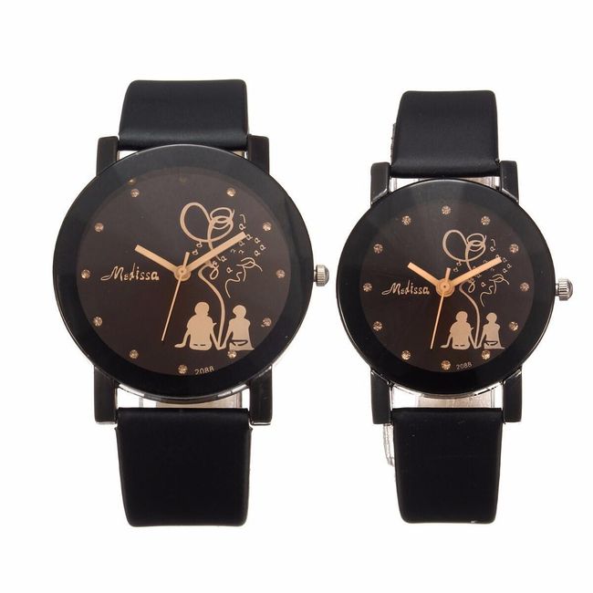 Unisex hodinky s obrázkom zamilovaného páru 1