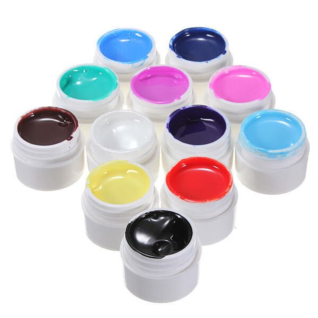 12 výrazných barevných gelů 1