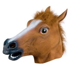 Latexová maska - kůň