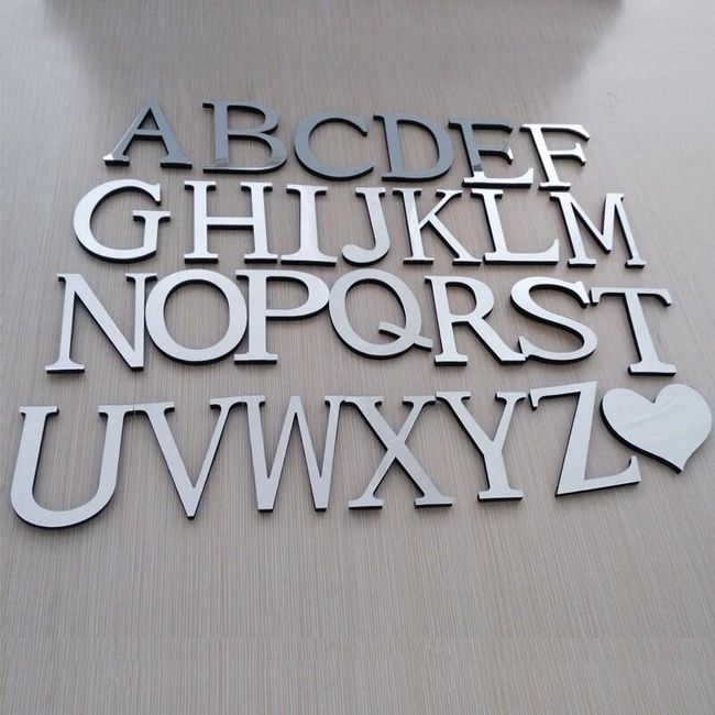 3D slova sa efektom ogledala 1