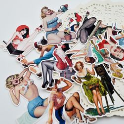 Decorative stickers Retro pin up