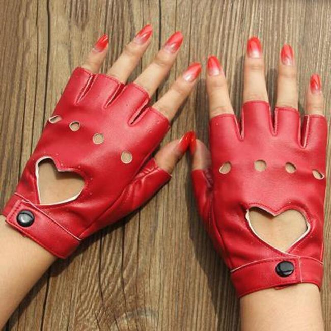 Дамски ръкавици от изкуствена кожа TF1289 1
