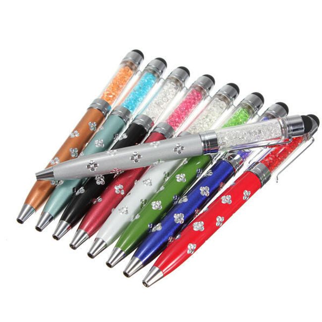 Długopis i rysik 2w1 z ozdobnymi kryształkami - oferujemy 9 kolorów 1
