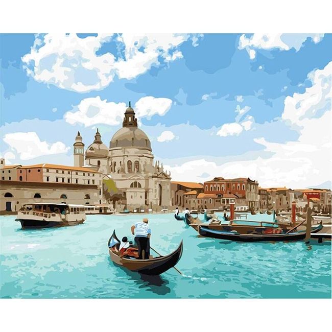 DIY obraz podle čísel - Benátky 1