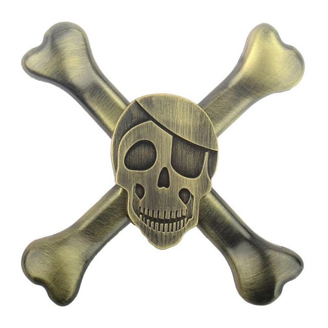 Fidget spinner s piratskim motivom - 3 barve 1