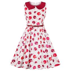 A-shaped dress Pomegranate