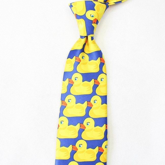 Pánská kravata s kachničkami 1
