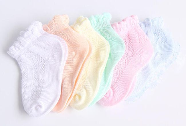 Teplé ponožky pre bábätká - 6 párov 1