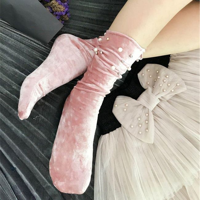 Ženske čarape - mašna 1