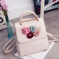 Dámský batoh s květinami - 4 barvy