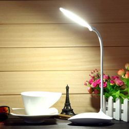Elegancka ściemniana lampa stołowa LED USB