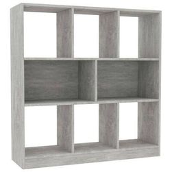 Skříňka na knihy, betonová šedá 38,4" x 11,6" x 39,4" umělé dřevo ZO_802097