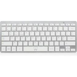 Tastatură Bluetooth AZERTY argintie/albă ZO_B1700026