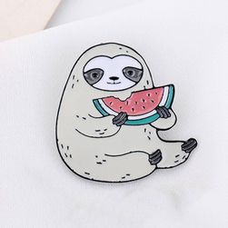 Unisex brož Sloth