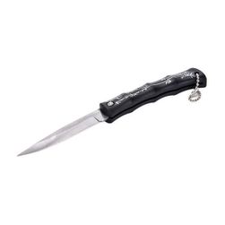 Zložljiv nož s črnim ročajem