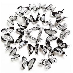 Set of 3D butterflies E24