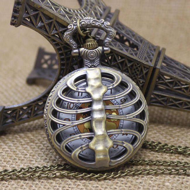 Pánské kapesní hodinky s dekorativním víkem 1