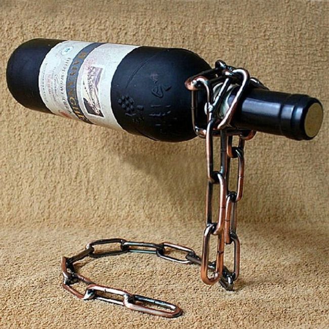 Suport pt. sticla de vin - lanț 1