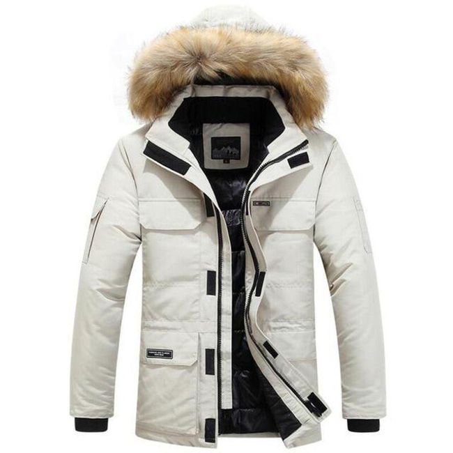 Jachetă de iarnă pentru bărbați Aron - kaki - mărimea L, Mărimi XS - XXL: ZO_0f4bced4-b3c7-11ee-8455-8e8950a68e28 1