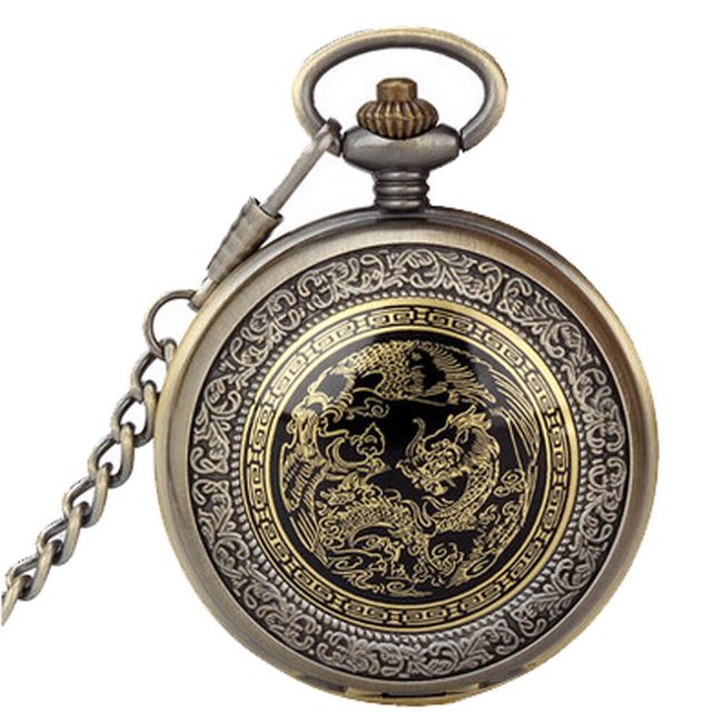 Žepna ura z orientalskimi motivi 1