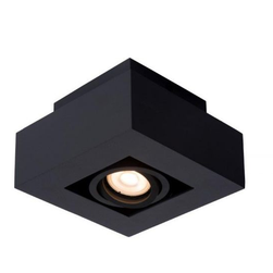 09119/06/30 XIRAX stropní bodové stmívatelné svítidlo 1xGU10 / 5W LED černá ZO_9968-M5254