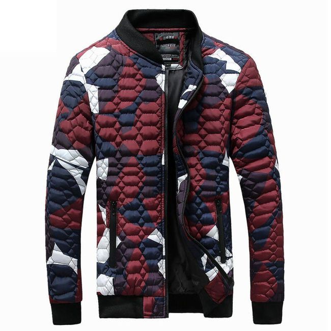 Férfi téli kabát Armanno - 3 szín Piros - XL, Méretek XS - XXL: ZO_234156-3XL 1