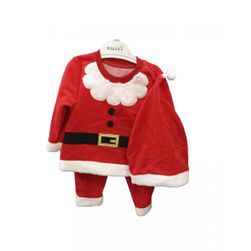 Детски костюм на Дядо Коледа + шапка, Детски размери: ZO_263835-86