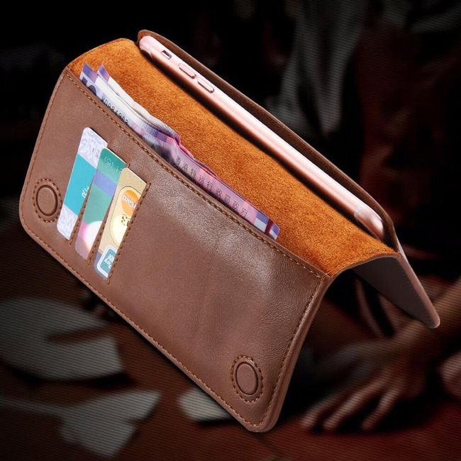 Univerzális mobiltelefon tok pénztárcával - több színben 1