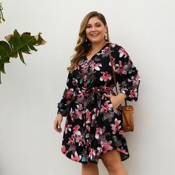 Damska plus size sukienka TF3693