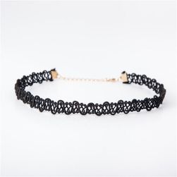 Choker náhrdelník v černé barvě - 6 variant