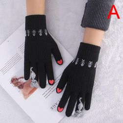 Damskie zimowe rękawiczki DR89