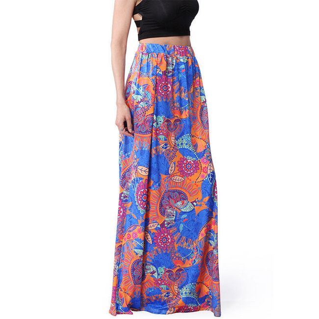Bohémská dlouhá sukně pro dámy - 10 variant 1