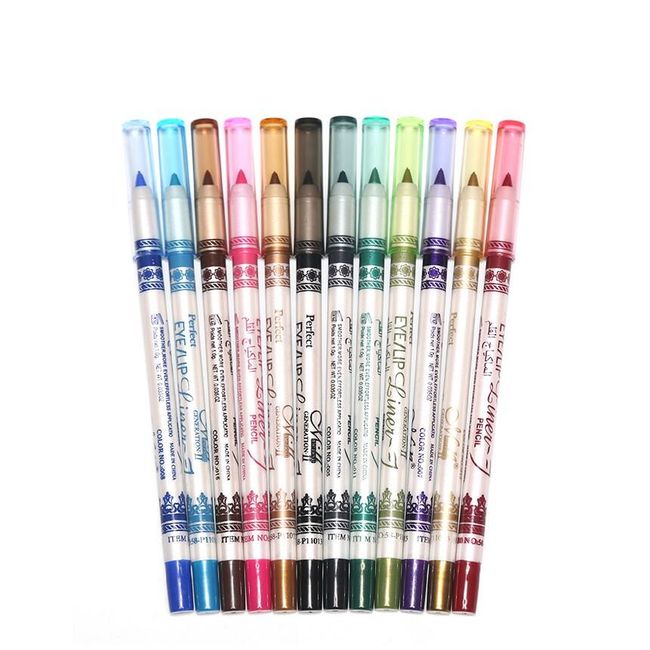 Creioane colorate pentru ochi - 12 bucăți 1