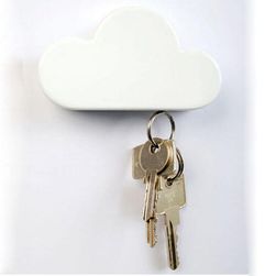Uchwyt na klucze w kształcie chmury
