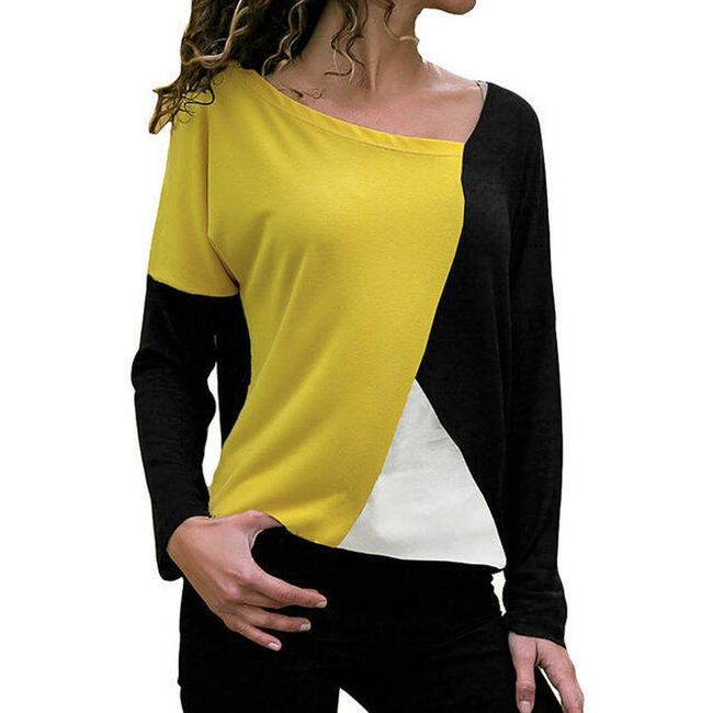 Ženska bluza Clementine - 4 boje Žuta - veličina br. 4, veličine XS - XXL: ZO_82a01b1c-b3c5-11ee-9038-8e8950a68e28 1