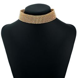 Choker naszyjnik z kryształami