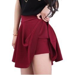 Еластична пола с къси панталони - 10 цвята