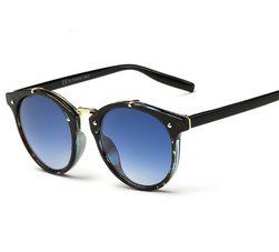 Designové dámské kulaté sluneční brýle
