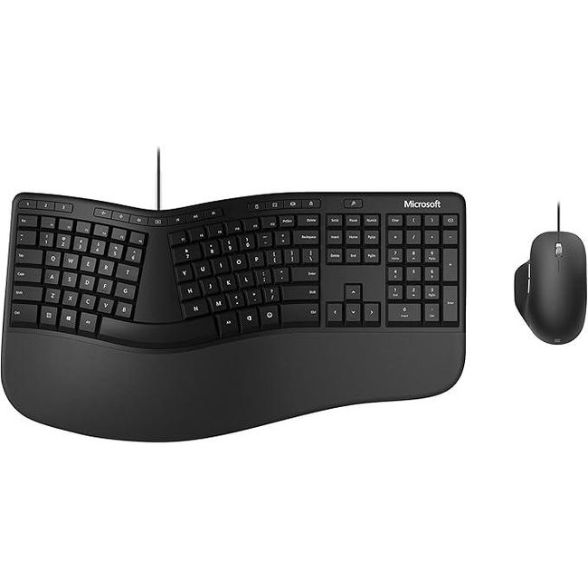 Tastatură neagră Microsoft MS Ergo Desktop Business ZO_BEL19NEW0277 1