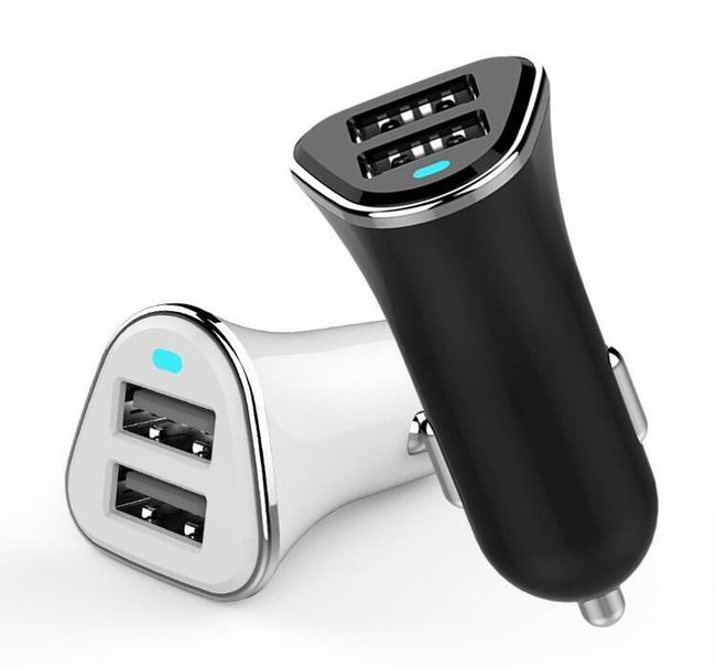 Elegantni USB punjač za auto 2,4A 1