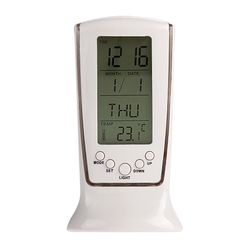 Stolní LED budík s kalendářem a teploměrem