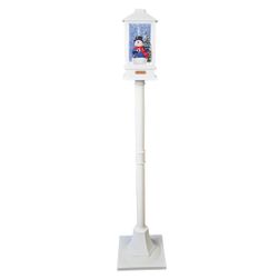 Świąteczna dekoracja LED - lampa z efektem śniegu i dźwiękiem, 156 cm ZO_259913