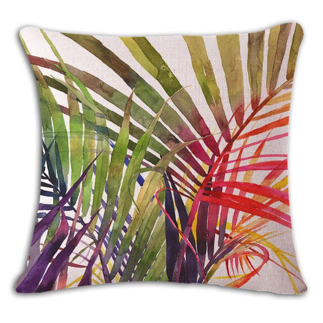 Poszewka na poduszkę z tropikalnymi motywami - różne 1